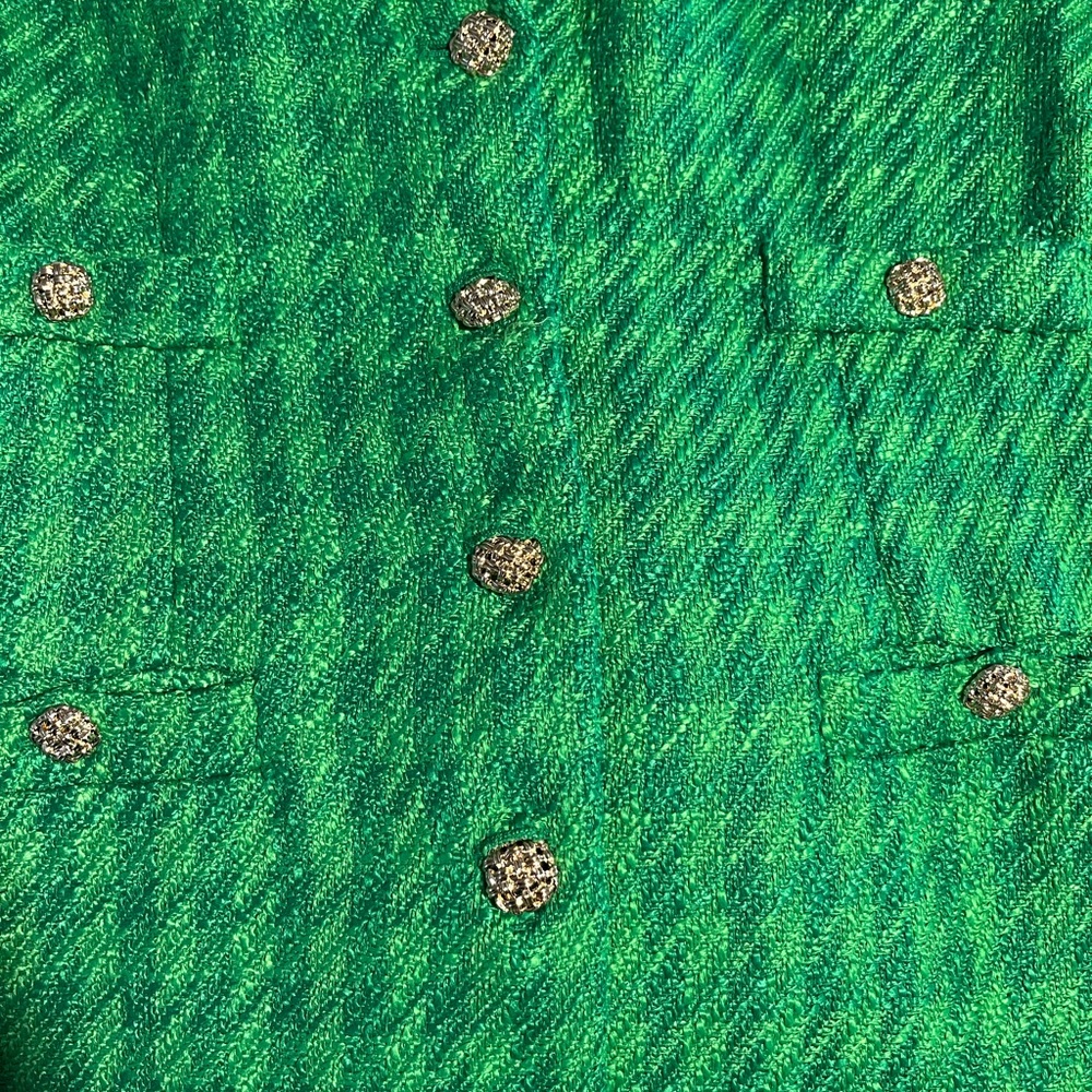 Pomander Place Green Tweed Dress - Picture 6 of 6